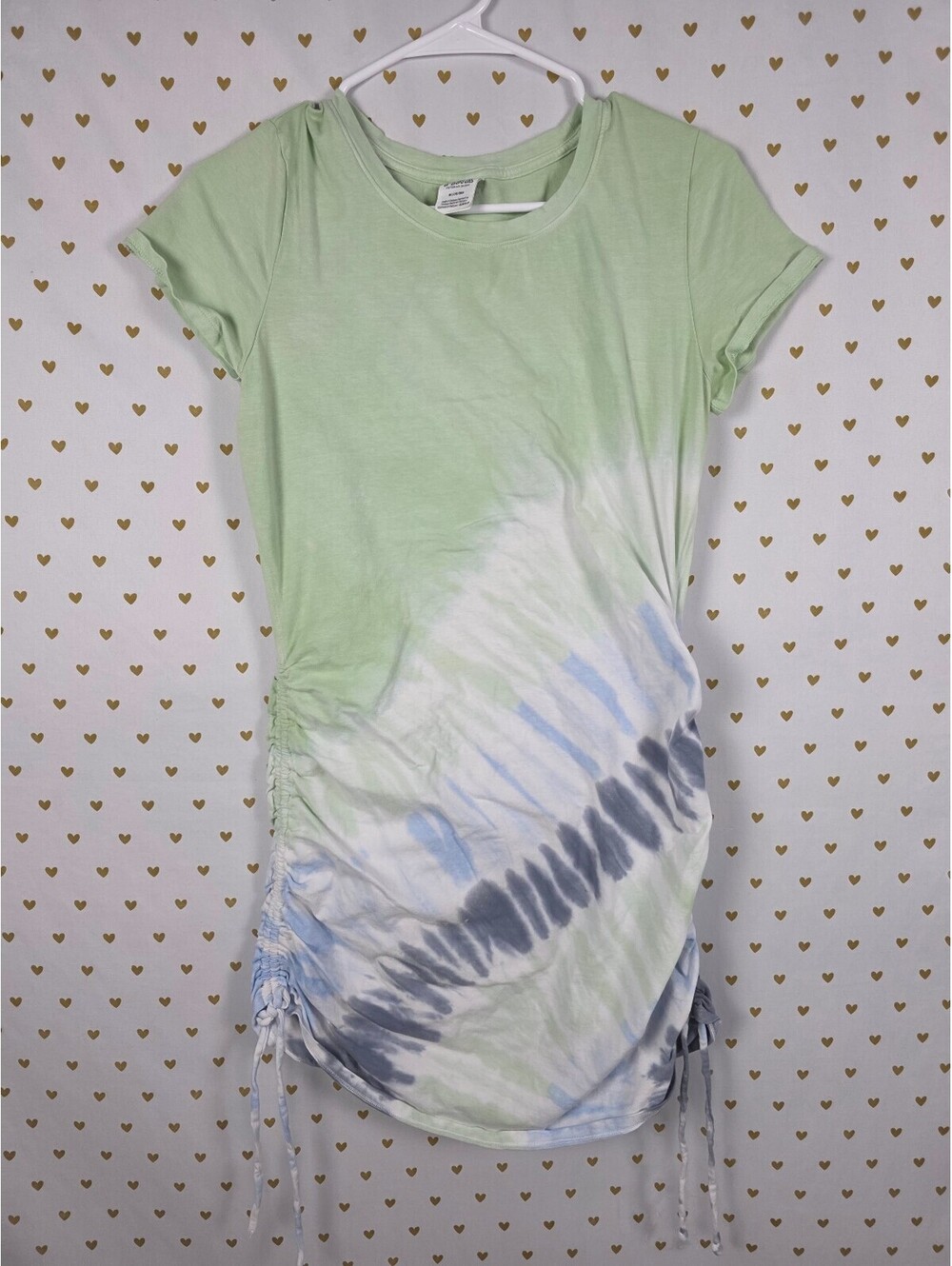 Victorias Secret PINK Tye dye tee shirt Dress Adjustable MEDIUM